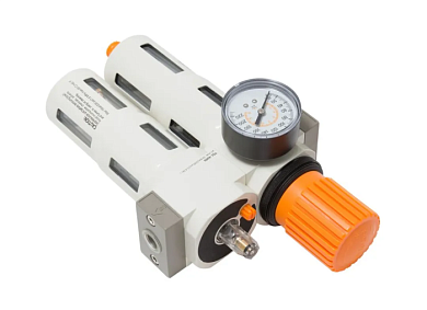 Блок подготовки воздуха ''Profi'' 3/8'', фильтр-регулятор, лубрикатор, 2000 л/мин, 16bar RockForce RF-7004038