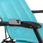Шезлонг складной, голубой, в комплекте с зонтом WMC TOOLS WMC-FG-HY-8000LB-Z