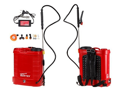 Аккумуляторный опрыскиватель KS 1240 Li, 12 л., 3.8 бар, 12 В, 1 акк., 4.0 А/ч Li-Ion Wortex KS1240Li0029