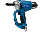 Аккум. заклепочный пистолет CRG 1018 в кор. XLTpro SOLO, бесщет., 25 мм, 10000 Н, 2.4, 3.2, 4.0, 4.8 мм BULL 1304593