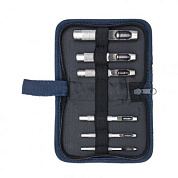 Набор пробойников для кожи 3; 4; 6; 8; 10; 12,5 мм, 6 шт., чехол Сибртех 18306