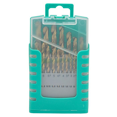 Набор сверл по металлу 19 пр, 1-10 мм ILOforce IF-924U19