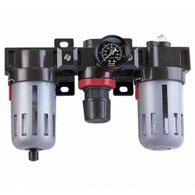 Фильтр + редуктор с манометром + смазочный прибор 3/4'' 3100л/мин, 5микр. Prowin FRL-600