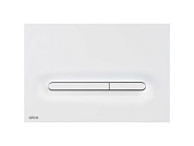 Кнопка управления для скрытых систем инсталляции, Linka белый-мат, Alcaplast M1876