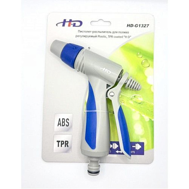 Пистолет-распылитель для полива регулируемый Plastic, TPR coated H-D HD-G1327