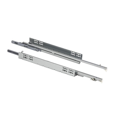 Направляющая скрытого монтажа L-450 с доводчиком ДСП16mm насадной монтаж компл. левая+правая AKS QType полное выдвижение QTYPE 87899