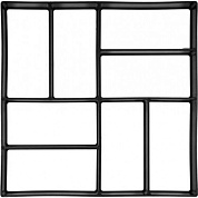 Форма для имитации плитки в свежем бетоне 400х400х40 мм PP Vorel 35064