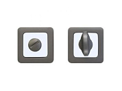 Завертка сантехническая к ручкам АЛЛЮР АРТ BK-S1 MBN/CP, 4142 графит/хром УЗК 11459