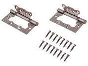 Петля накладная 100х75 2BB AC 2,5мм медь, 2 шт АЛЛЮР, УЗК 7653