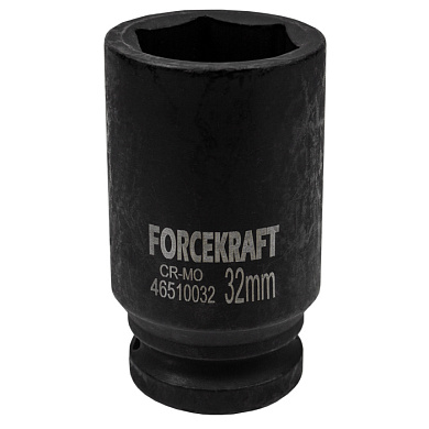Головка ударная глубокая 3/4'' 32 мм 6-гр. ForceKraft FK-46510032