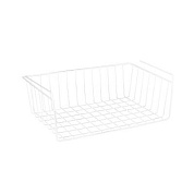 Полка подвесная на полку 400х255х140 белая AKS 91235