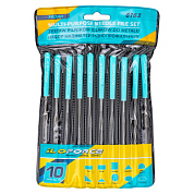 Набор надфилей разнопрофильных 140 мм, 10 пр. ILOforce IF-6163