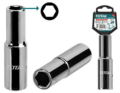 Торцевая головка удлиненная 1/2'' 14 мм 6-гр TOTAL THTST12143L