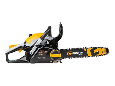 Бензопила, шина 35 см (14''), 3/8" LP, 1,3 мм, 52 зв., 1.50 кВт, 2.0 л.с., 37,2 см3 GUNTER MSH-3805