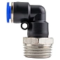 Фитинг угловой для пластиковых трубок 8 мм-наружная резьба 1/2'' Forsage F-SPL08-04