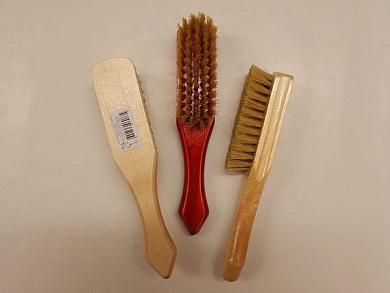 Щетка обувная дер. 212х38 мм, натур. щетина РОСМА-Д 29щ