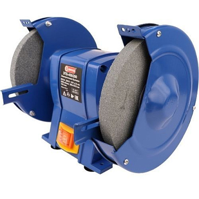 Электроточило бытовое, 450 Вт,диаметр шлиф.круга 200мм Диолд ЭТБ-450/200