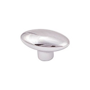 Ручка меб. кнопка пластик. PK05/K5 хром AKS 52267