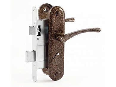 Замок врезной Омега ЗВ9.2-01, бронза ОМЕГА 00-00000612