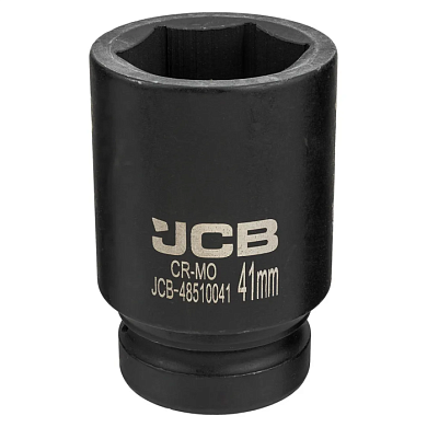 Глубокая ударная головка 41 мм 1'' 6-гр JCB JCB-48510041