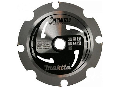 Диск пильный 165х20 мм 4 зуб. по фиброцементу Makita B-31538