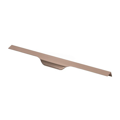 Ручка меб. накладная алюм. LINEA 320/397 матовое коралловое золото ЭКО AKS 73885