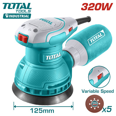 Эксцентриковая шлифмашина TOTAL TF2131256