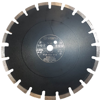 Алмазный круг по асфальту Premium 400х20,0/25,4 мм WÜRTH 1668117401