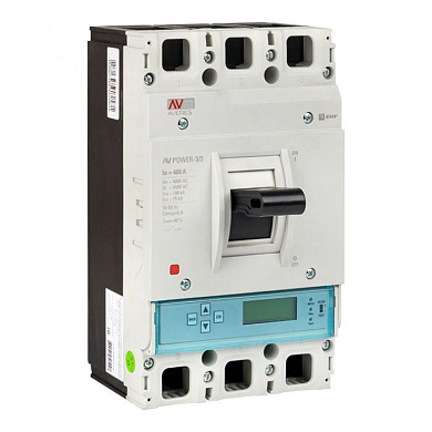 Автоматический выключатель AV POWER-3/3 400А 100kA ETU6,0 EKF AVERES mccb-33-400H-6.0-av