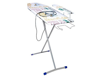 Доска гладильная Лина 4, ДСП 1120х345, подрукавник, подставка п/утюг, удлинит, цвета в ассортименте NIKA ДЛ4