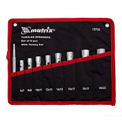 Набор ключей трубчатых торцевых 9 пр. Matrix 13725