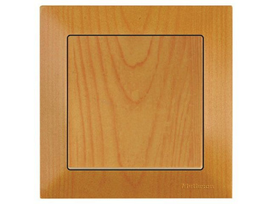 Выключатель 1-клав., скрытый, пруж. зажим, дуб, DARIA, 10 A, 250 V, IP 20, Mutlusan 21204010158