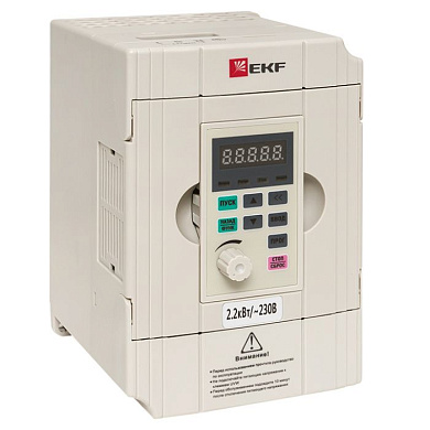 Преобразователь частоты 2,2/4кВт 1х230В VECTOR-100 EKF PROxima VT100-2R2-1B