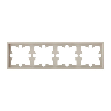 Рамка 4-местная песочная Carre Bylectrica ЮЛИГ.735212.594 песочн