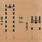 Лестница телескопическая алюм. бытовая 7.2 м, 16 ступ. ISMA ISMA-UP720