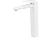 Смеситель для умывальника Lt D35, серия Lily белый, монолитный излив A-five A5-1320