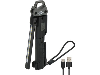 Фонарь-переноска аккумуляторный 400 AC, IP20, 400Лм, USB Type-C кабель Brennenstuhl 1173730002