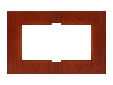 Рамка для 2-ой розетки вишня, RITA, Mutlusan 22208201256