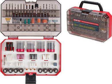 Набор аксессуаров для гравера 272 пр, универсальный, Цанги: 1,6 мм, 2,4 мм, 3,2 мм WORTEX 1335681