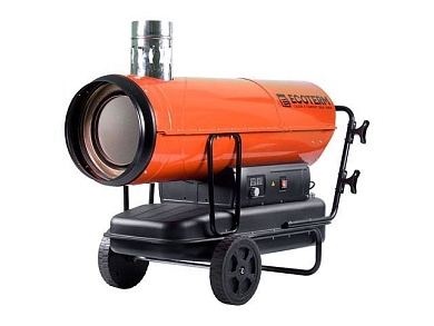 Дизельная тепловая пушка DHI-50W, 50 кВт, 2 колеса, 2000 м3/ч Ecoterm DHI-50W
