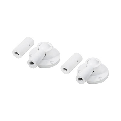 Заглушки, крепления, к светодиодной веревке, d16, тип 3, 1 компл = 2шт., белый, AKS 115539