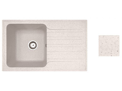 Мойка кухонная из искусственного камня ART песочный 770х475 mm, AV Engineering