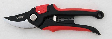 Секатор с тефлоновым лезвием и приспособлением для зачистки Samurai IPSMF-46TP