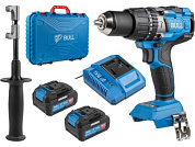 Аккум. дрель-шуруповерт SR 1805 в чем. XLTpro, 2х4 А*ч, бесщет., 18 В, 120 Н*м, БЗП BULL 1329603