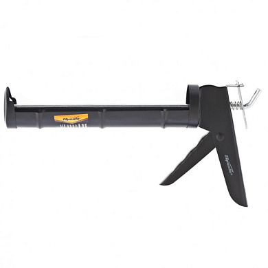 Пистолет для герметика, 310 мл, ''полуоткрытый'', круглый шток 7 мм, утолщенные стенки Sparta 886365