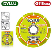 Пильный диск твердосплавный по дереву (с гвоздями) 115x22,2 мм DYLLU DTCD1K45