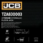 Домкрат подкатной гидравлический 3 т, 75-508 мм JCB JCB-TZA830003