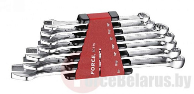 Набор дюймовых комбинированных ключей 7 пр. Force 5077S