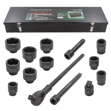 Набор инструментов ударных, 15 пр. 1" 6-гр. 36-80 мм RockForce RF-8141-5MPB