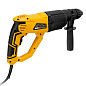 Перфоратор электрический RH-1050-26, SDS-plus, 1050 Вт, 3.2 Дж, 3 плюс 1 режим Denzel 26608